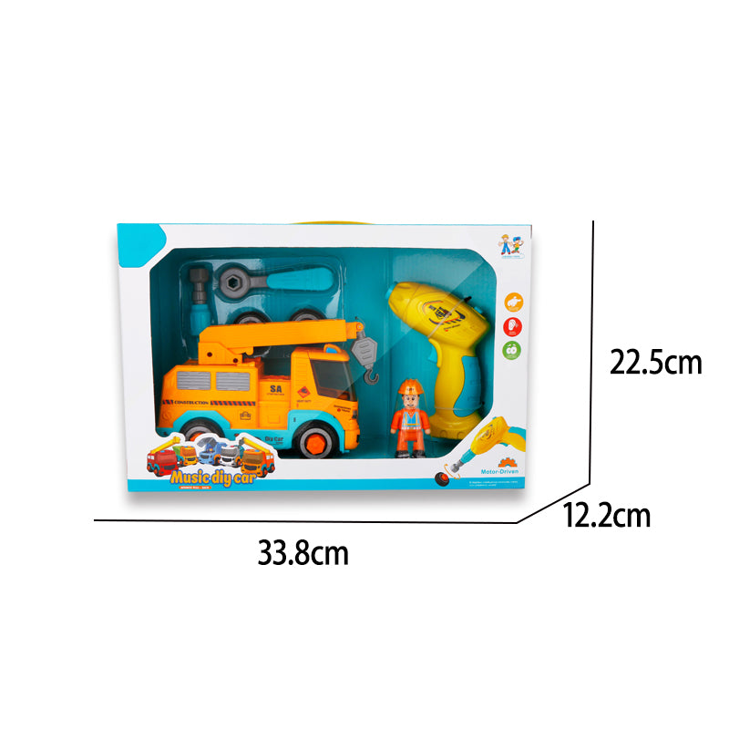 Pull Back DIY Truck Set With Music