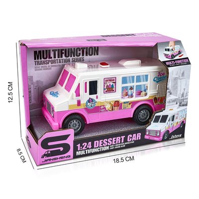 1:24 Free Wheel Dessert Car With Light And Music