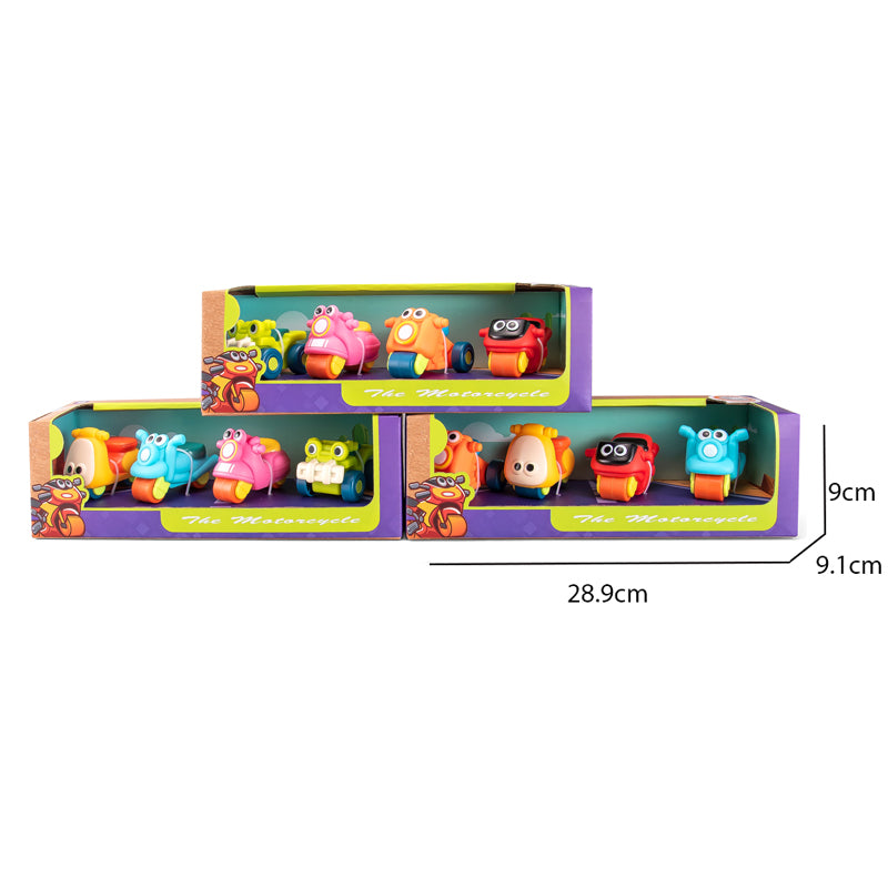 6 Asstd Free Wheel Motorcycle