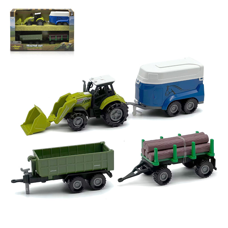 1:48 Free Wheel Farm Car With Light Sound