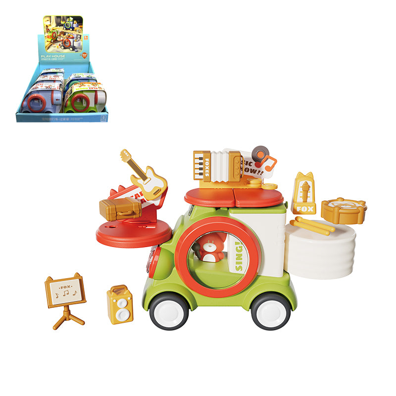3 Asstd Station Wagon Play House With Light