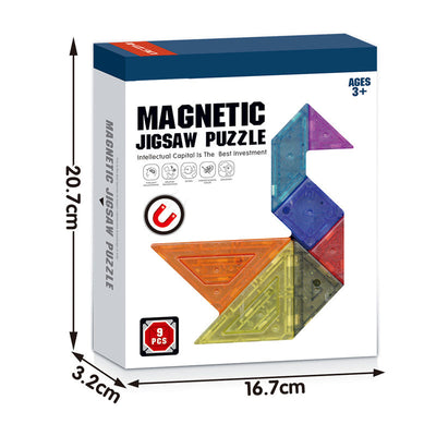 9Pcs Magnetic Jigsaw Puzzle