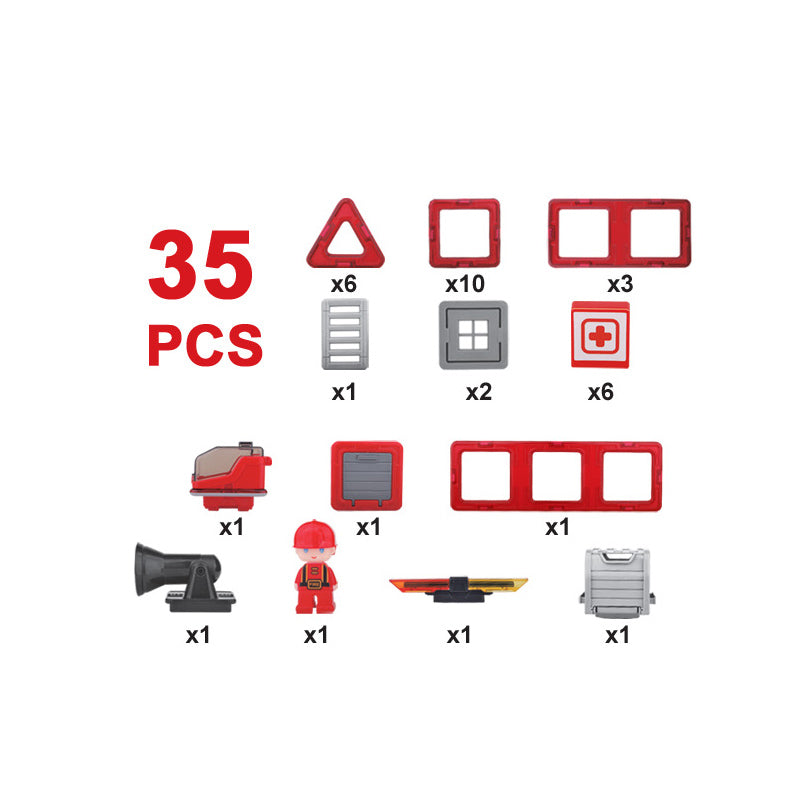 35Pcs Magnetic Block