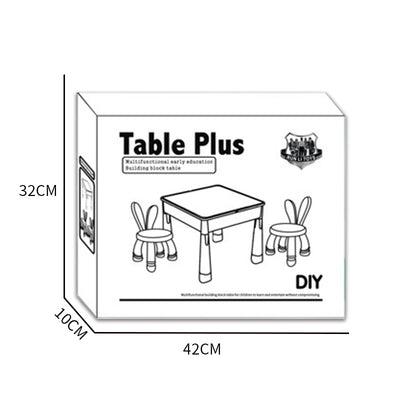 75Pcs Blocks Table