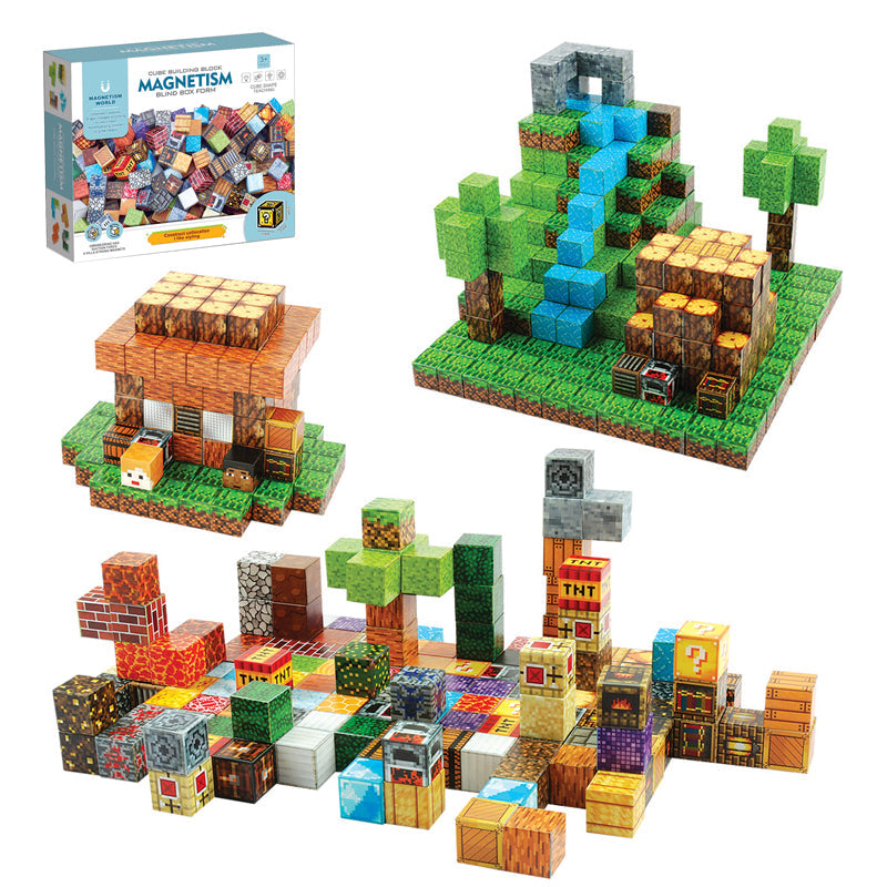 162Pcs Magnetic Blocks