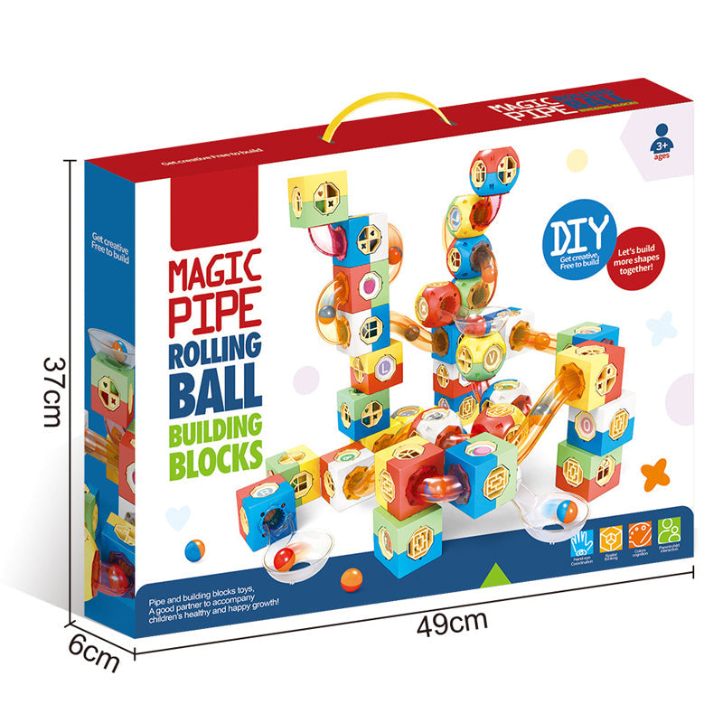 191Pcs Pipe Rolling Ball Building Blocks