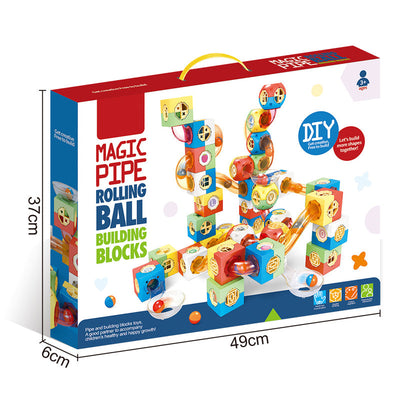 267Pcs Pipe Rolling Ball Building Blocks