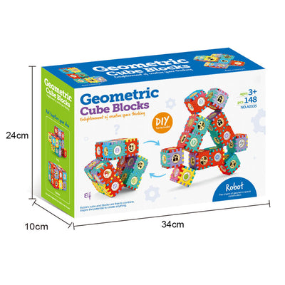 148Pcs Geometric Cube Blocks