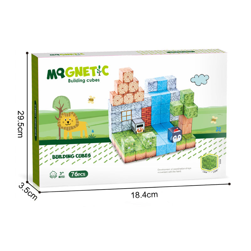 76Pcs Magnetic Blocks