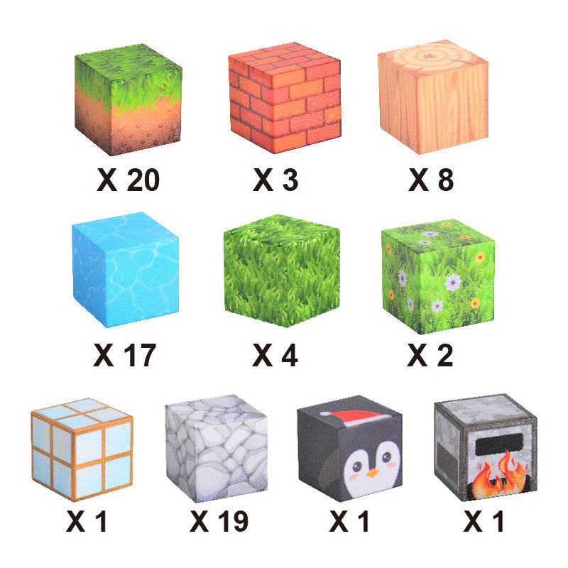 76Pcs Magnetic Blocks