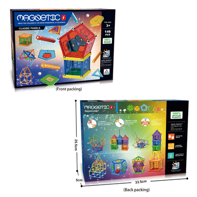 176PCS 3D Magnetic Blocks