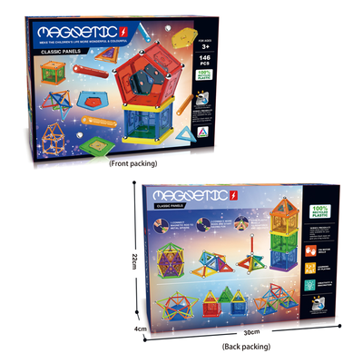 146PCS 3D Magnetic Blocks
