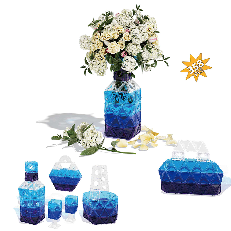 358Pcs Snap-Fit Building Block