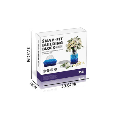 358Pcs Snap-Fit Building Block