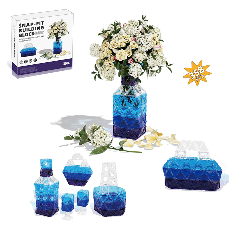 358Pcs Snap-Fit Building Block