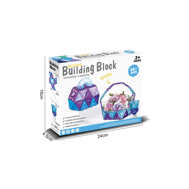 益智花篮卡扣拼装积木/56PCS