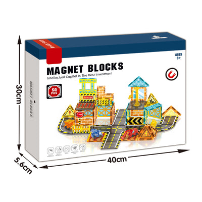 50Pcs Magnetic Blocks