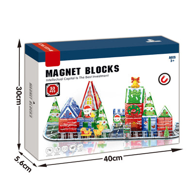 53Pcs Magnetic Blocks