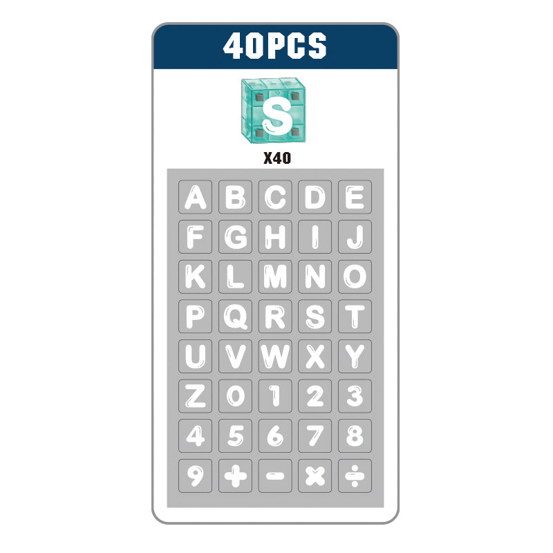 40Pcs Magnetic Block