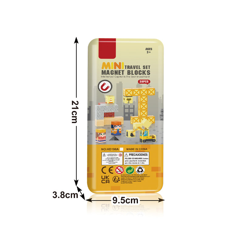 38Pcs Magnetic Block