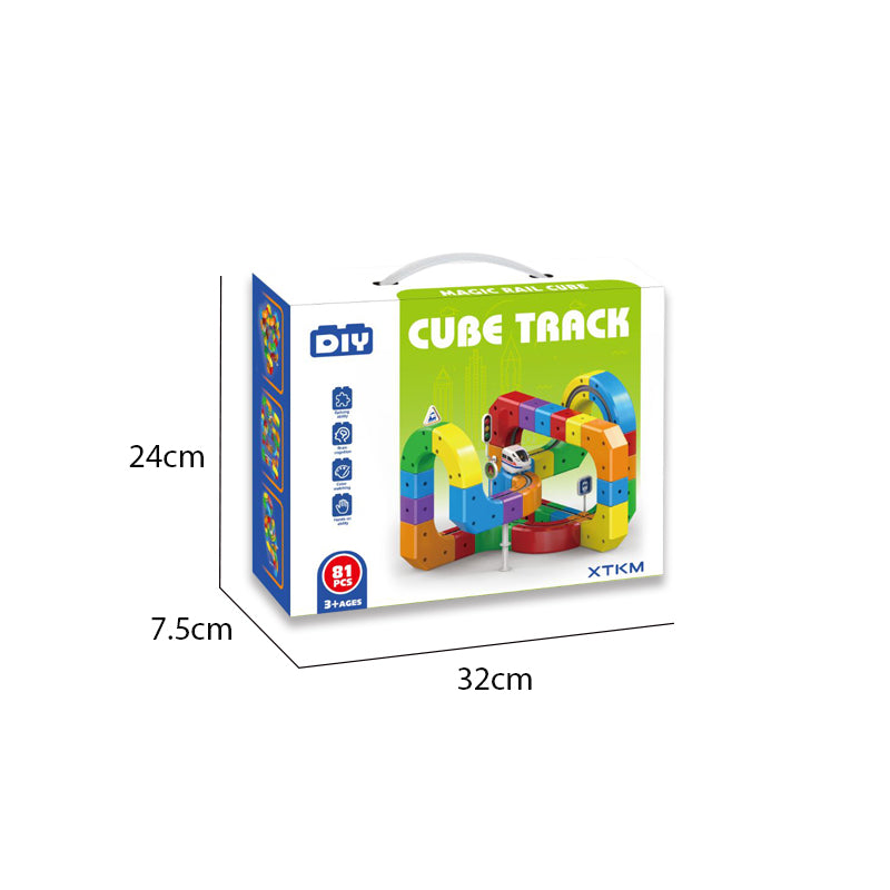 Magic Rail Cube Track Set(81 Pieces)