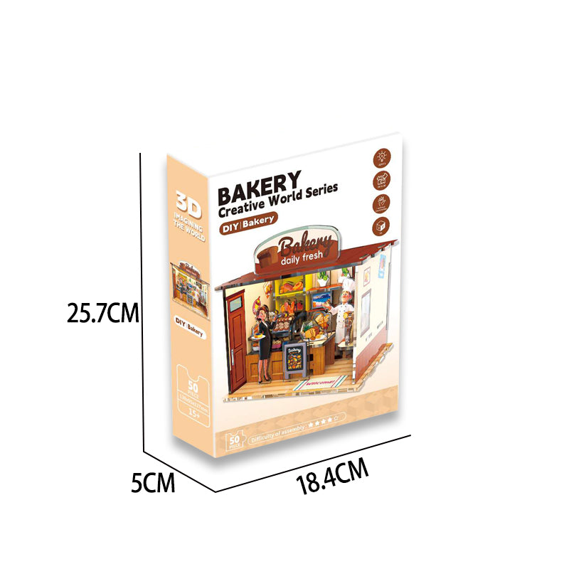 亚克力3D拼图-进阶版面包店