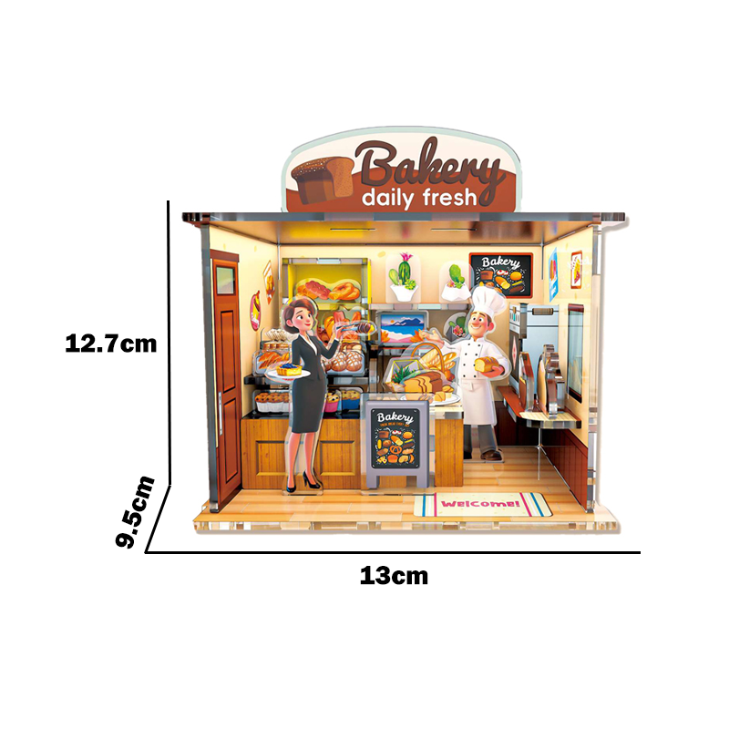 亚克力3D拼图-进阶版面包店