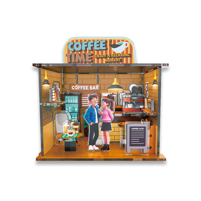 亚克力3D拼图-进阶版咖啡店