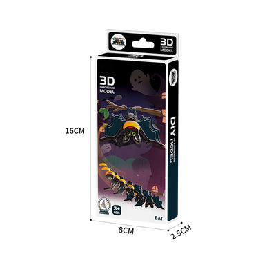 3D动物立体拼图-万圣节蝙蝠