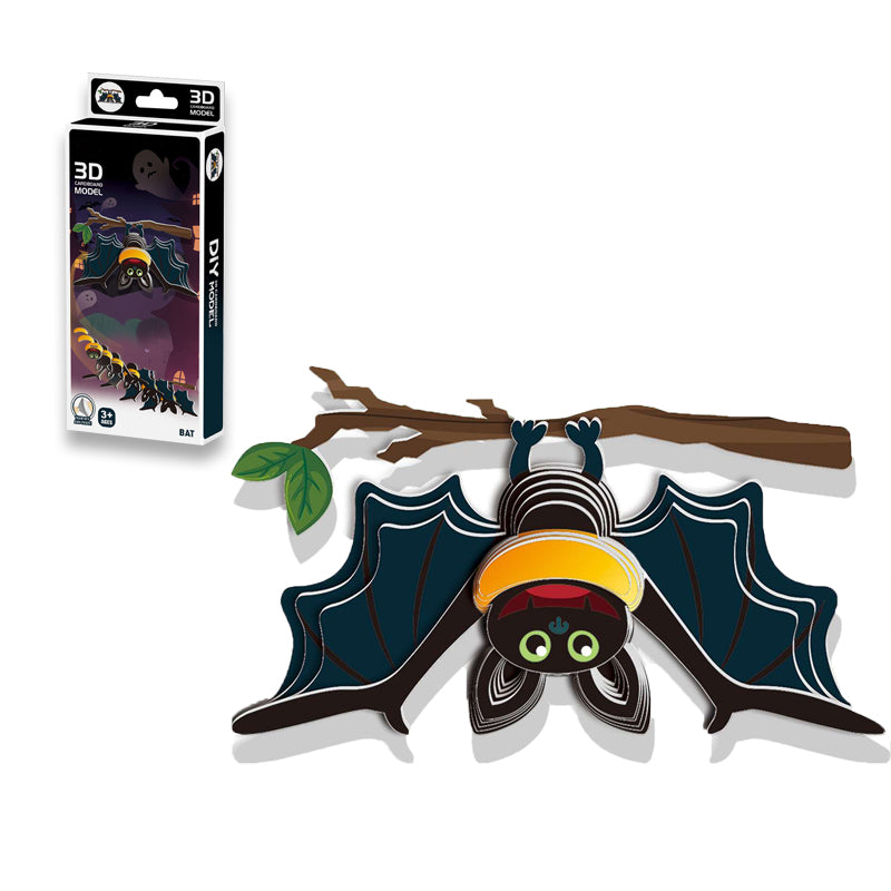 3D动物立体拼图-万圣节蝙蝠