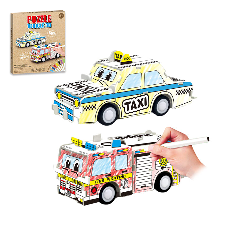 3D Puzzle Vehicle Set