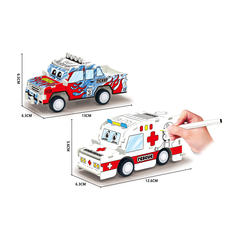 3D Puzzle Vehicle Set