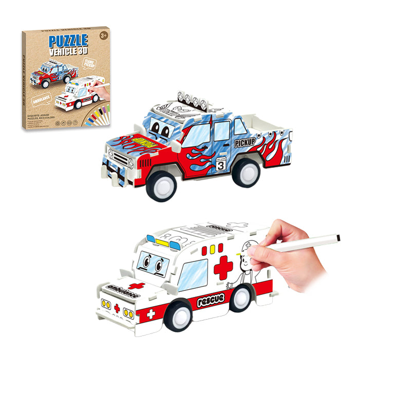 3D Puzzle Vehicle Set