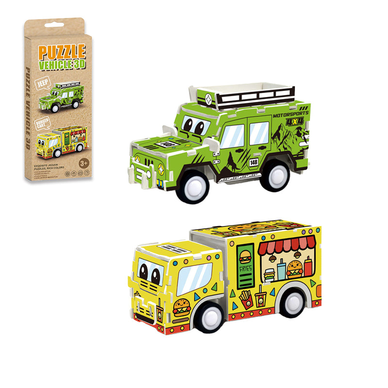 3D Puzzle Vehicle Set