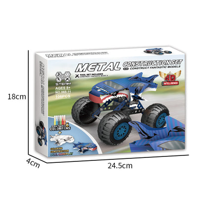106Pcs Metal Blocks