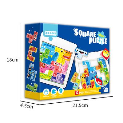 12Pcs Square Puzzle