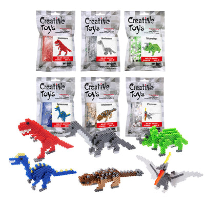 6 Styles Dinosaur Ironing Beads