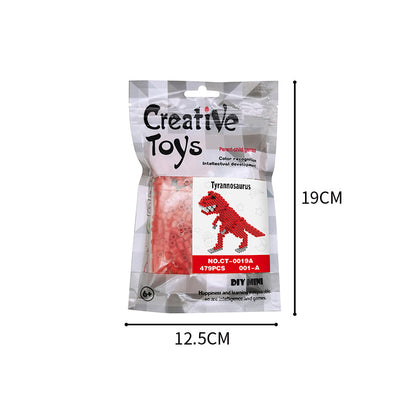 6 Styles Dinosaur Ironing Beads