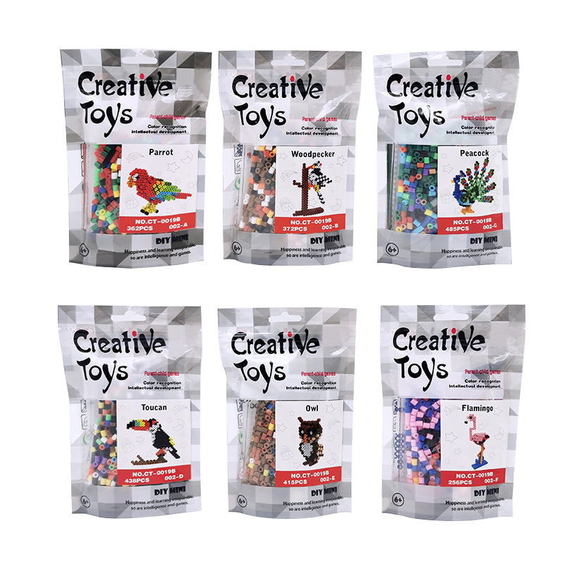 6 Styles Bird Ironing Beads