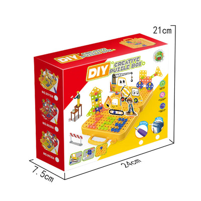 183Pcs Diy Creative Puzzle Box