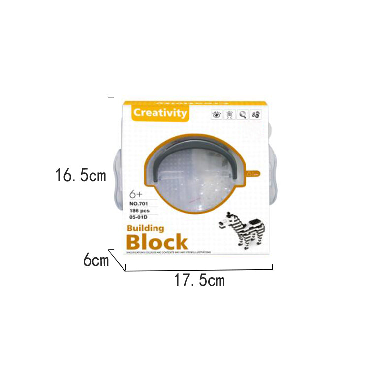 12 Types Animal DIY Small Building Blocks