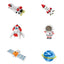 6 Types Space DIY Micro Building Blocks