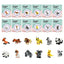 12 Types Small Animal DIY Building Blocks