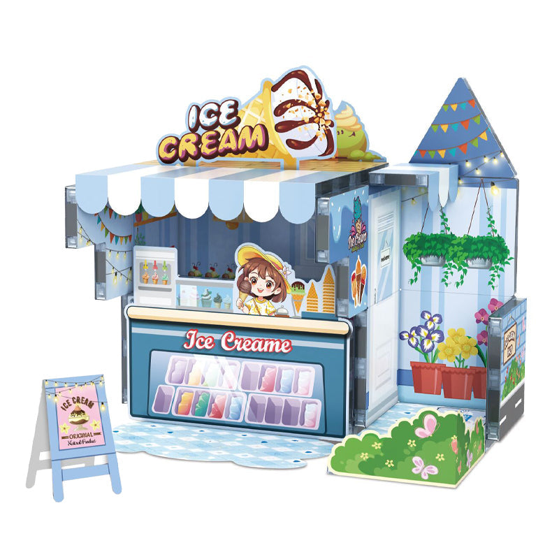DIY磁力美食屋积木/68pcs