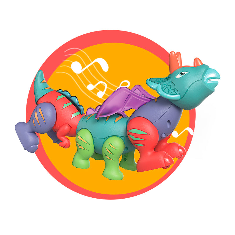 Magnetic Dinosaur With Light And Music