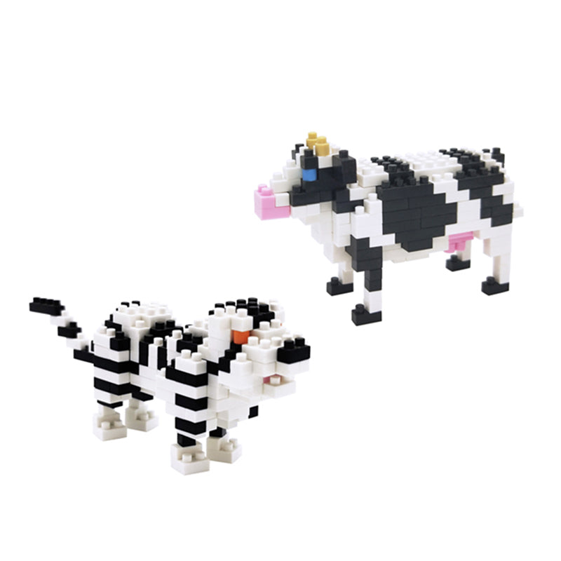 六款二合一微颗粒积木