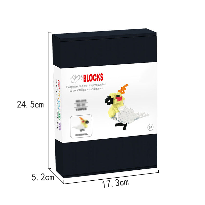 6 Types Bird DIY Small Building Blocks