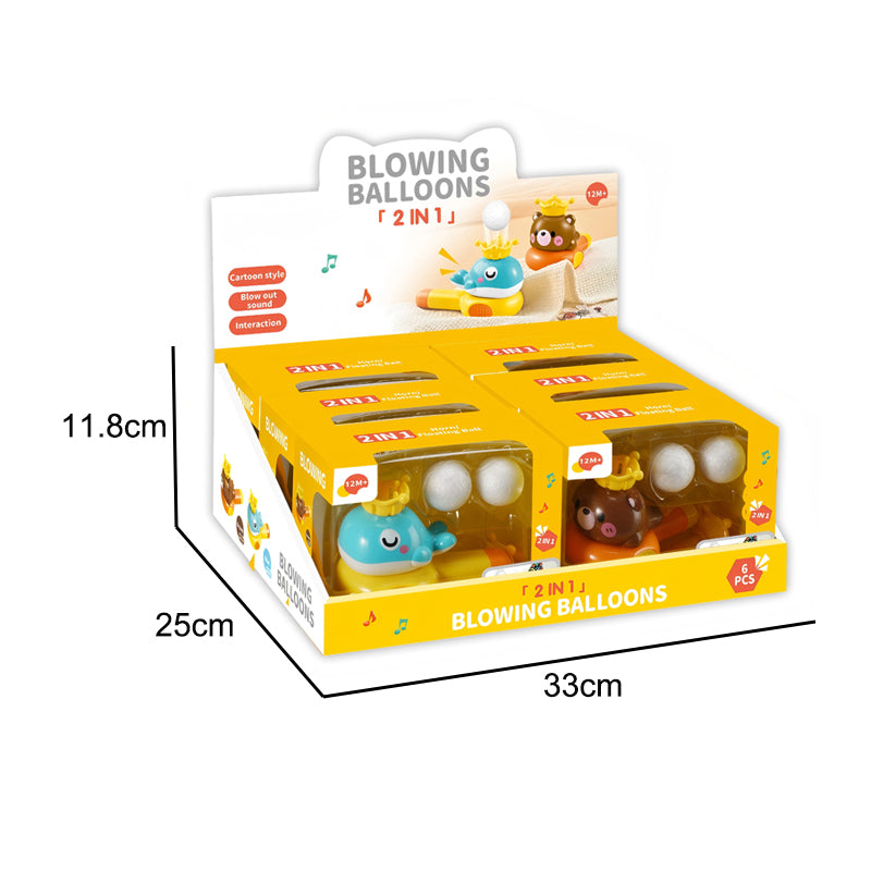 2 Asstd Blowing Balloons