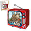 124PCS 3D Wooden TV Building Jigsaw Puzzle