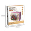 167PCS 3D Wooden TV Building Jigsaw Puzzle